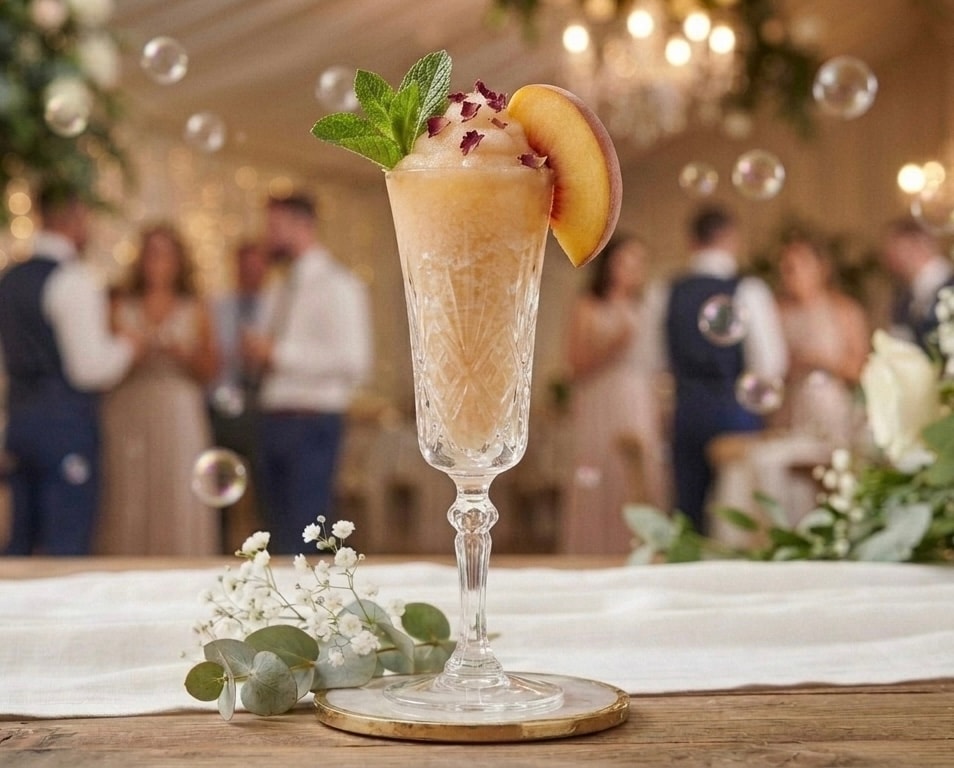 Spiced Peach Bellini